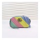 Gucci GG Marmont Small Shoulder Bag In Pastel And Rainbow 447632