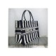 Dior Small Book Tote D-Stripes Embroidery M1296