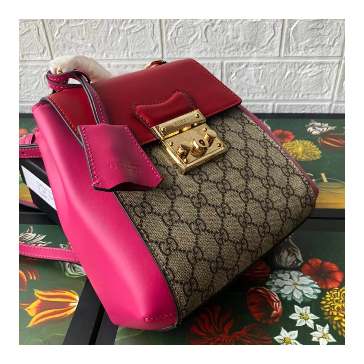 Gucci Padlock GG Supreme Backpack 498194