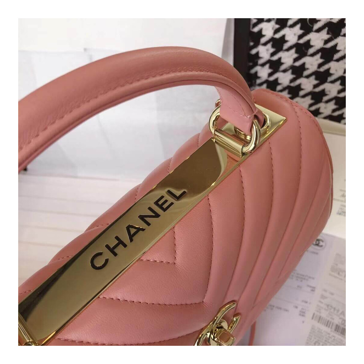 Chanel Chevron Quilted Small Trendy CC 25453