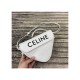 Celine Triangle Bag In Smooth Calfskin With Celine Print 195903