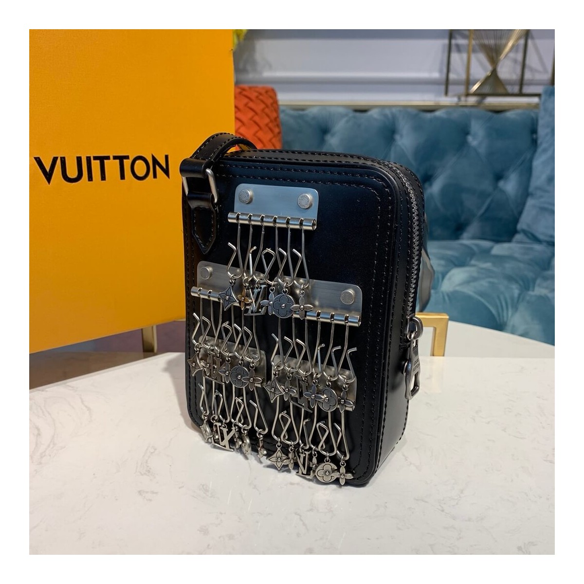 Louis Vuitton Calf Leather Danube Messenger M53975