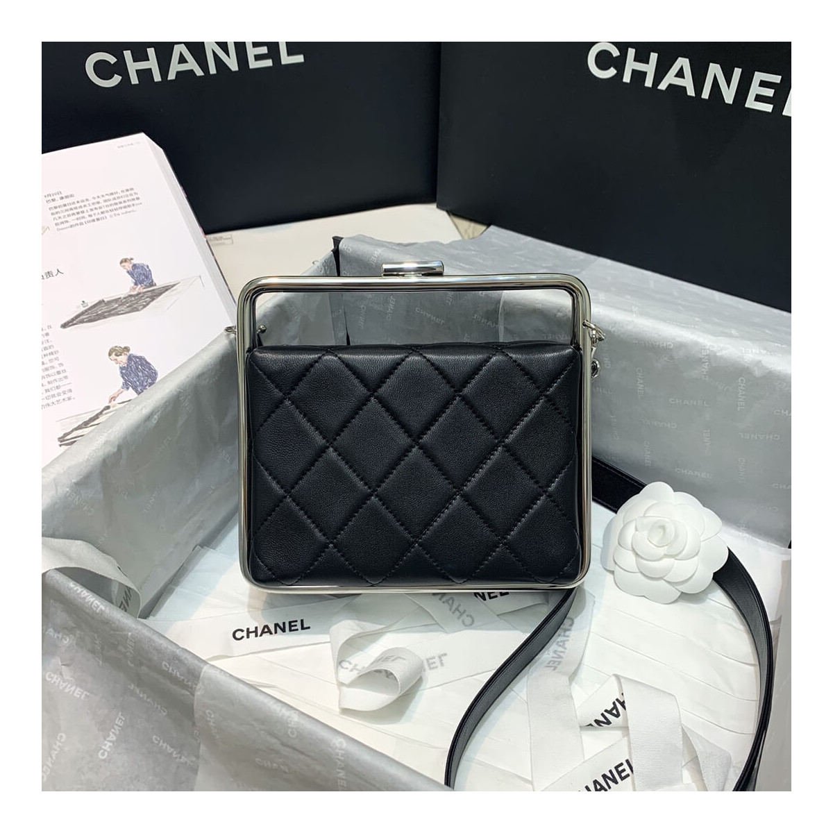 Chanel Lambskin Clutch AS1732