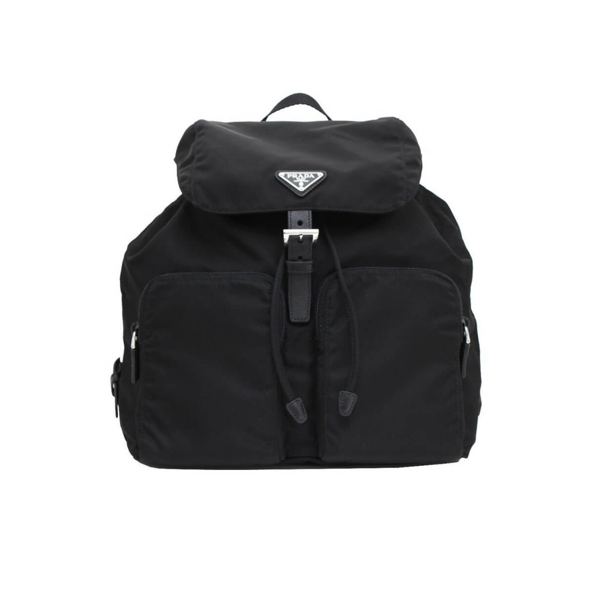 Prada Nylon and Saffiano Leather Backpack 1BZ005