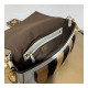 Fendi Patent Leather And Sheepskin Baguette Bag 8BR600