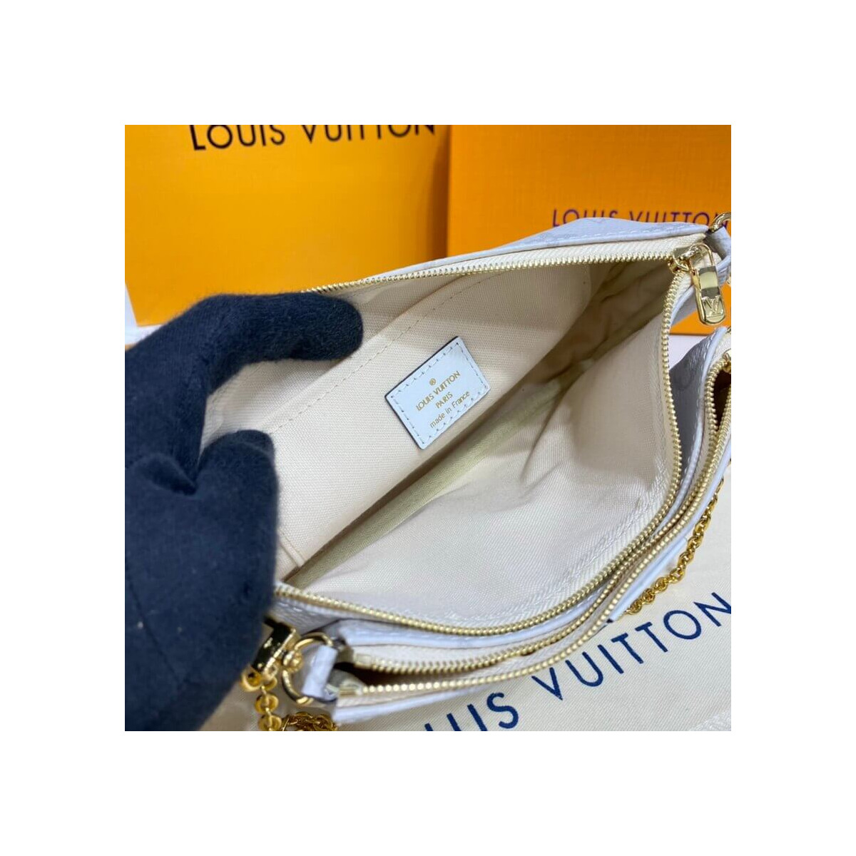 Louis Vuitton Monogram Multi Pochette Accessoires White