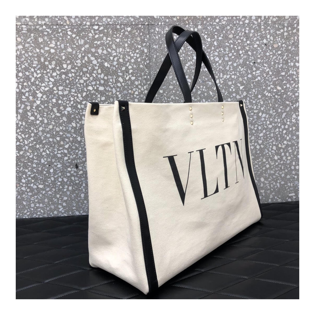 Valentino Garavani VLTN Canvas Shopping Bag 90011