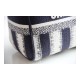 Dior Medium Blue D-Stripes Embroidery Lady D-Lite Bag M0565