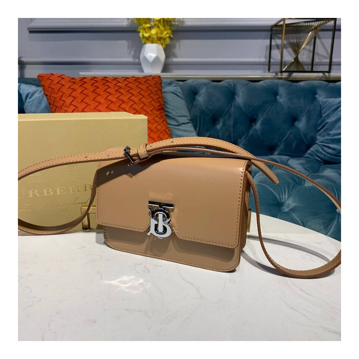 Burberry Mini Leather TB Bag 80167971