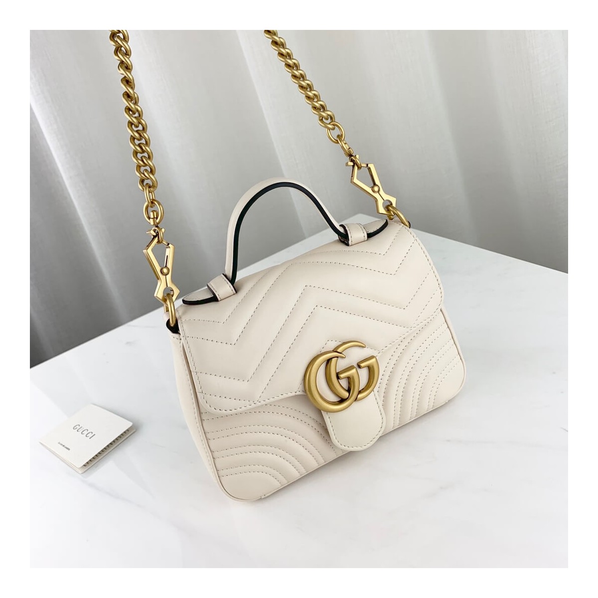 Gucci GG Marmont Mini Top Handle Bag 547260