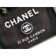 Chanel Deauville Tote 38cm Canvas Bag A66941 Black/White