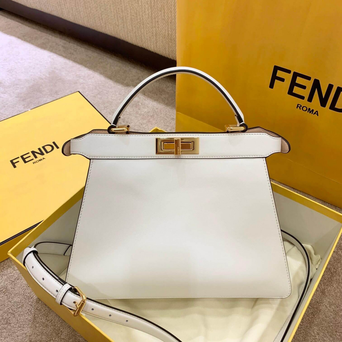 Fendi Medium Peekaboo ISeeU Bag 8BN321