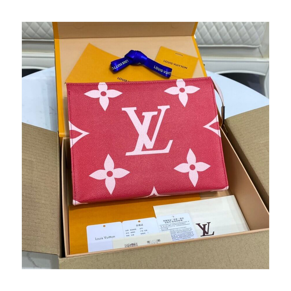 Louis Vuitton Monogram Geant Canvas Toilet Pouch XL M67692