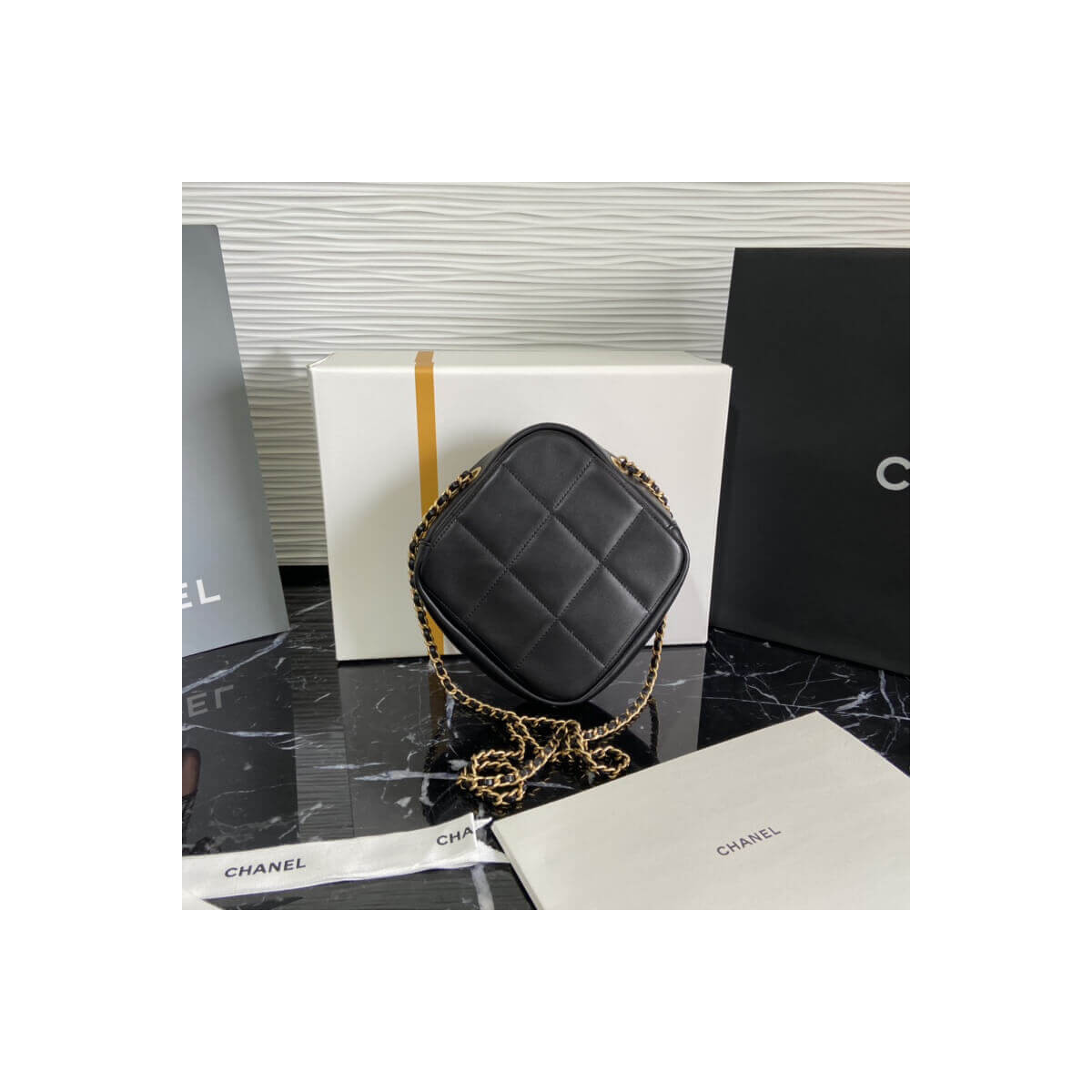 Chanel Small Diamond Bag AS2201 in Lambskin