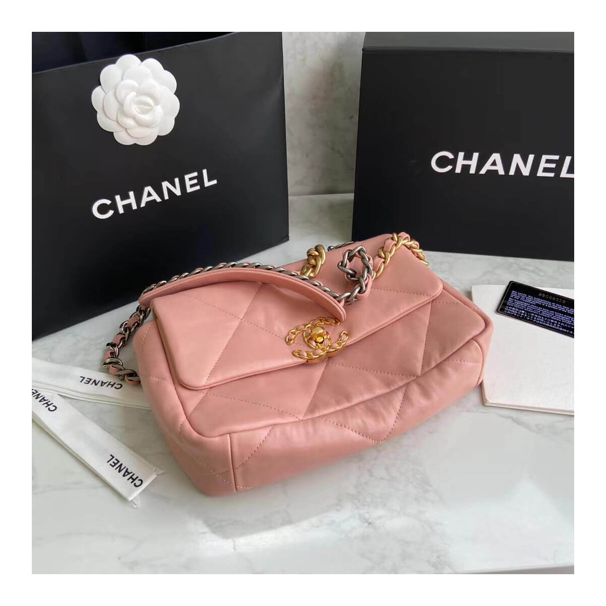 Chanel 19 Lambskin Flap Bag AS1160