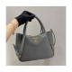 Prada Deerskin Leather Should Tote Bag 1BC145