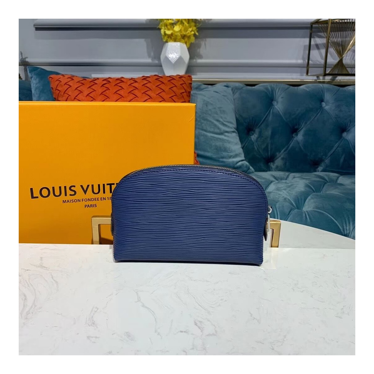 Louis Vuitton Epi Leather Cosmetic Pouch M60024