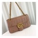 Gucci GG Marmont Matelassé Shoulder Bag With Studs 443496