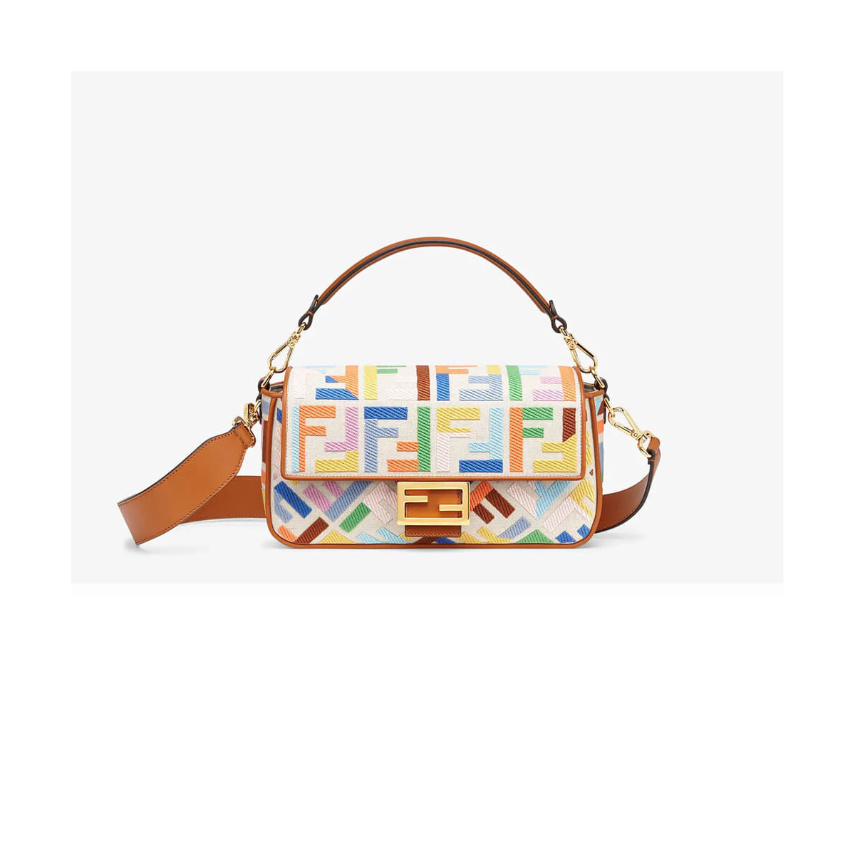 Fendi Baguette in Beige Canvas 8BR600