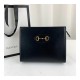 Gucci 1955 Horsebit-Embellished Leather Pouch 621890