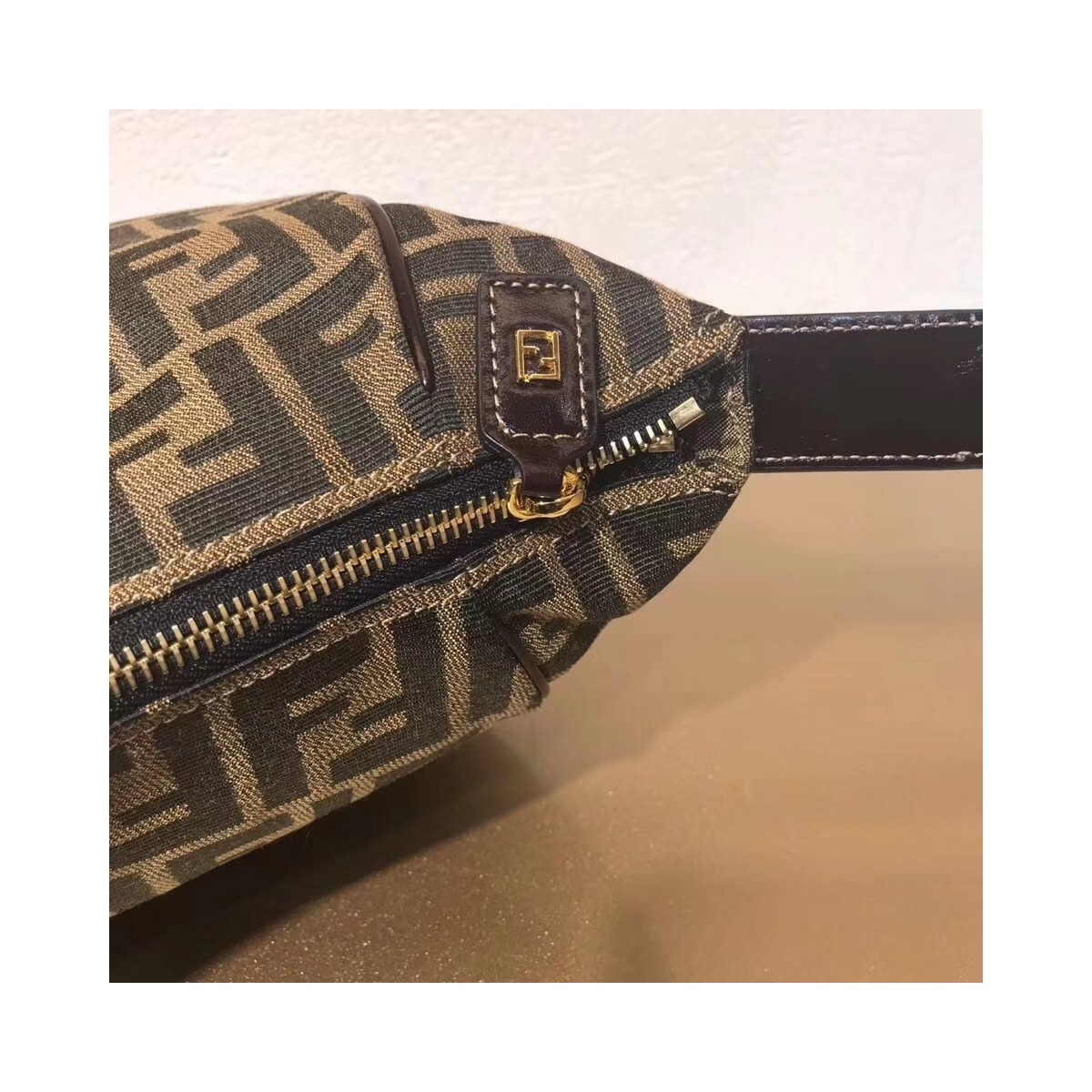 Fendi Vintage Mamma Baguette Zucca Pouch F05