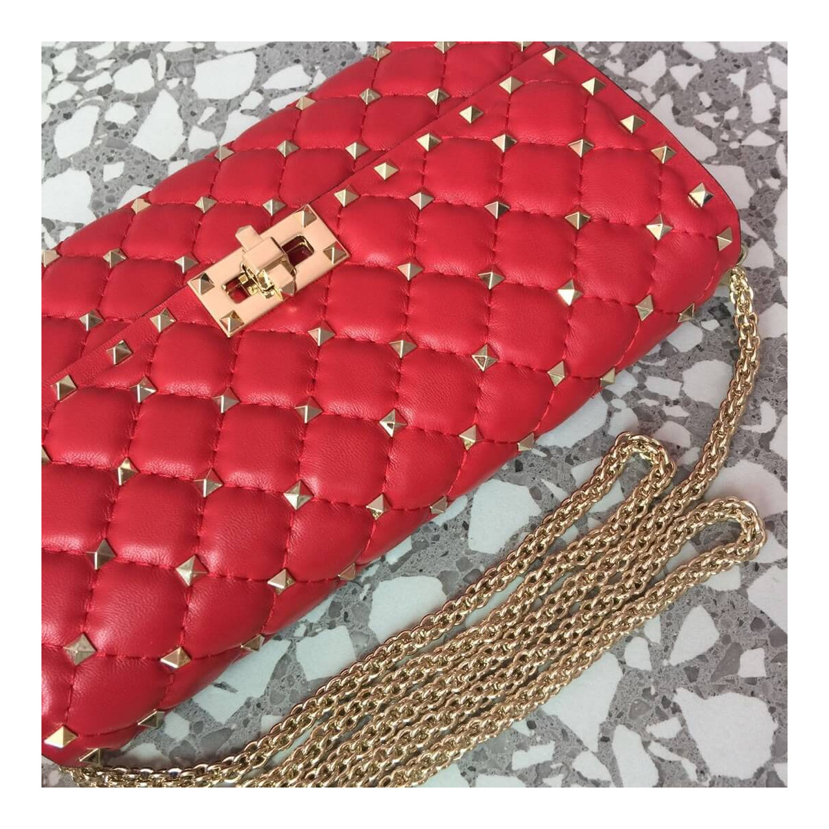 Valentino Rockstud Spike Chain Bag 0137