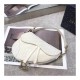 Christian Dior Saddle Bag Ecru Ultramatte Calfskin M0446