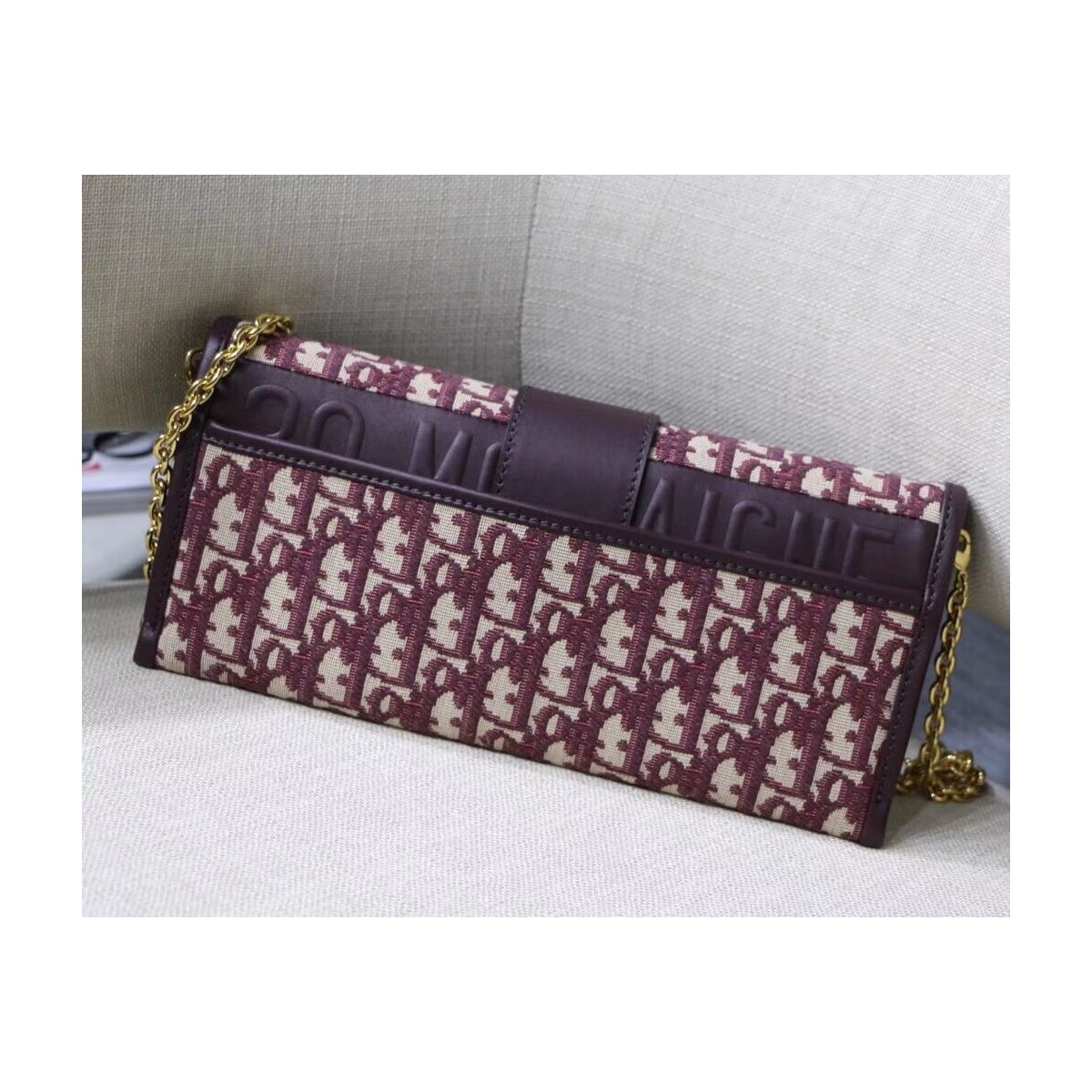 Christian Dior 30 Montaigne Jacquard Canvas Clutch Bag M9206