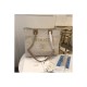 Chanel Deauville Chain Shoulder Tote 33cm Canvas Bag A66939