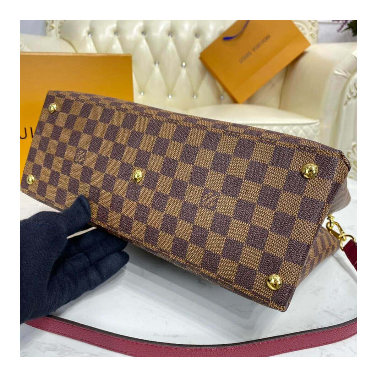 Louis Vuitton Damier Ebene Canvas LV Riverside N40052