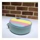 Gucci GG Marmont Mini Round Shoulder Bag In Pastel And Rainbow 550154