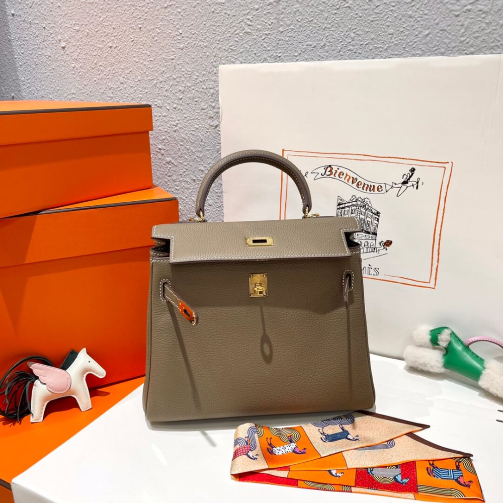 Hermes Kelly Bag 25 Togo Leather