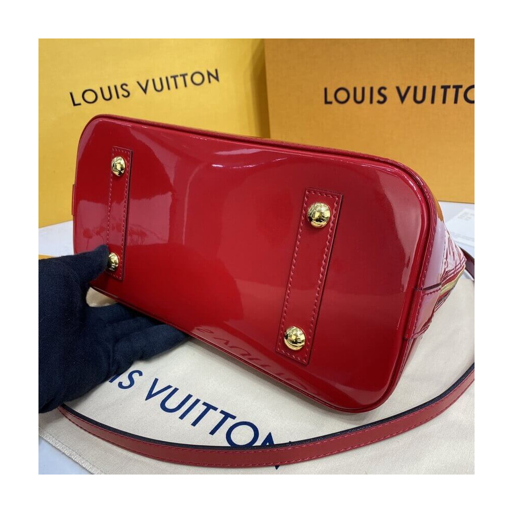 Louis Vuitton Monogram Vernis Leather Alma PM M91611