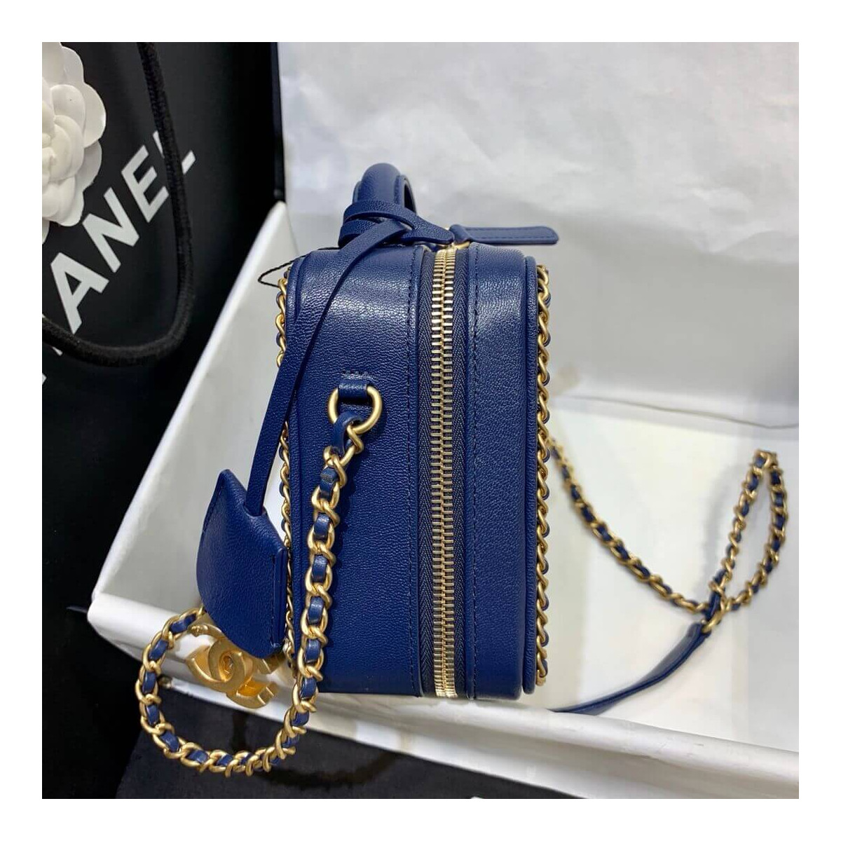 Chanel Chain Around CC Filigree Small Vanity Bag AS1785