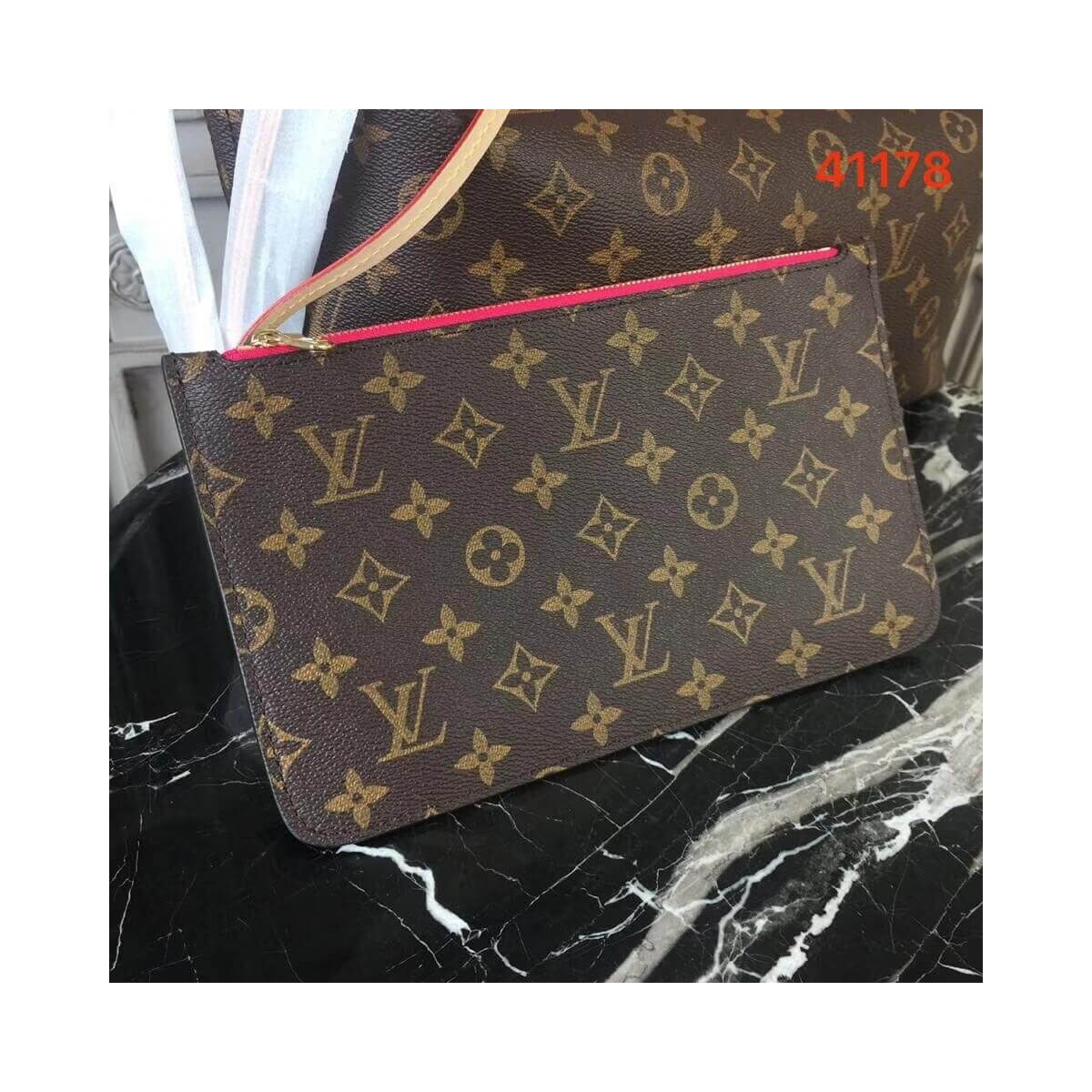 Louis Vuitton Monogram Canvas Neverfull MM M41178