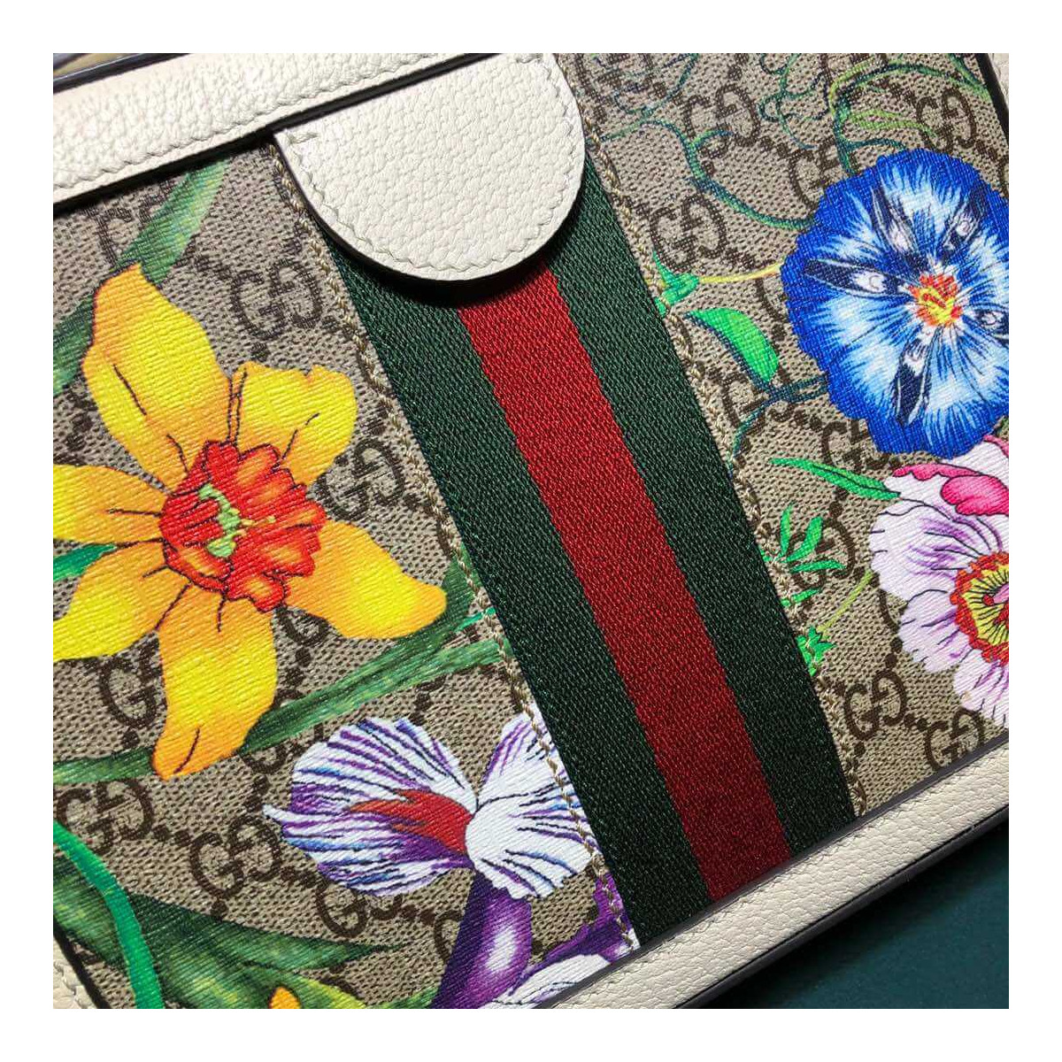 Gucci Ophidia GG Flora Small Shoulder Bag 550622