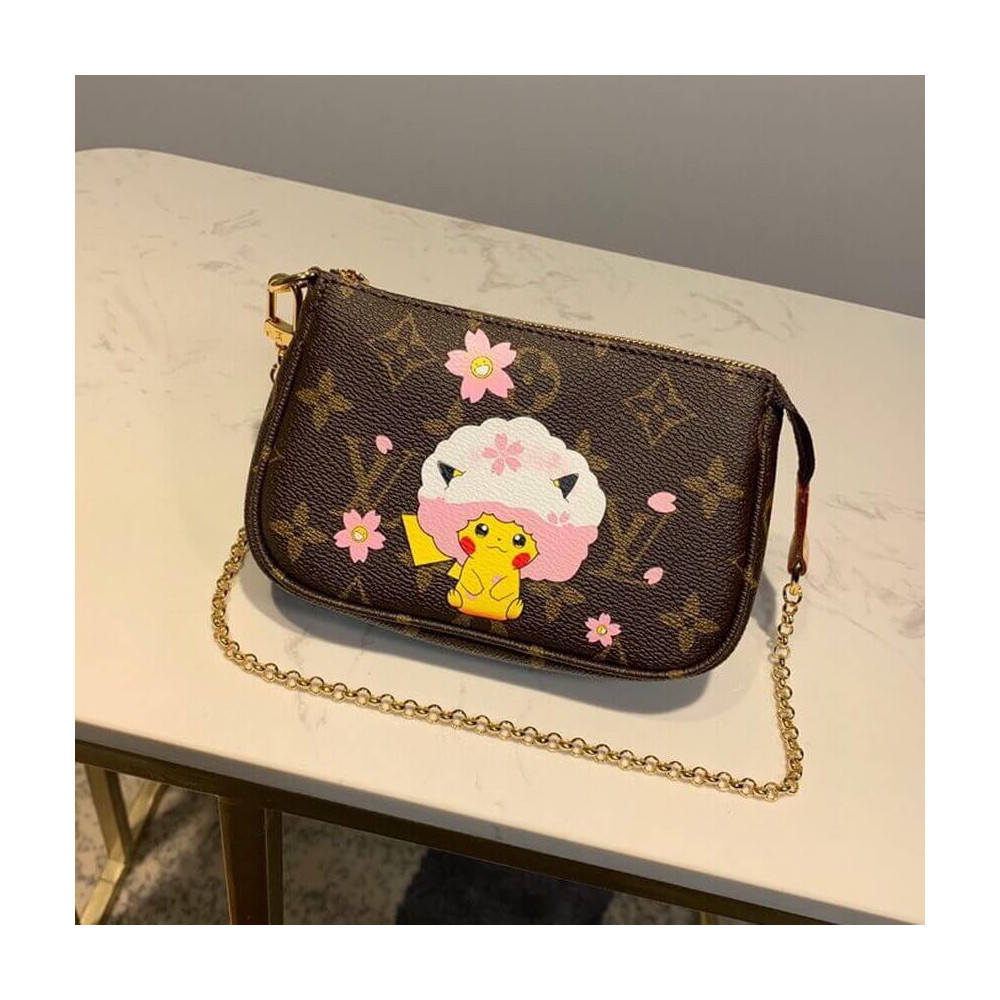 Louis Vuitton Pikachu Print Mini Pochette Accessoires M58009