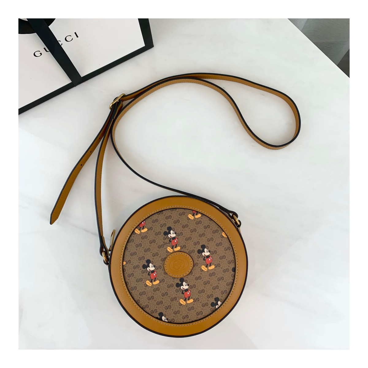 Disney x Gucci Round Shoulder Bag 603938