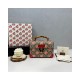 Gucci GG Apple Print Padlock Shoulder Bag 603221