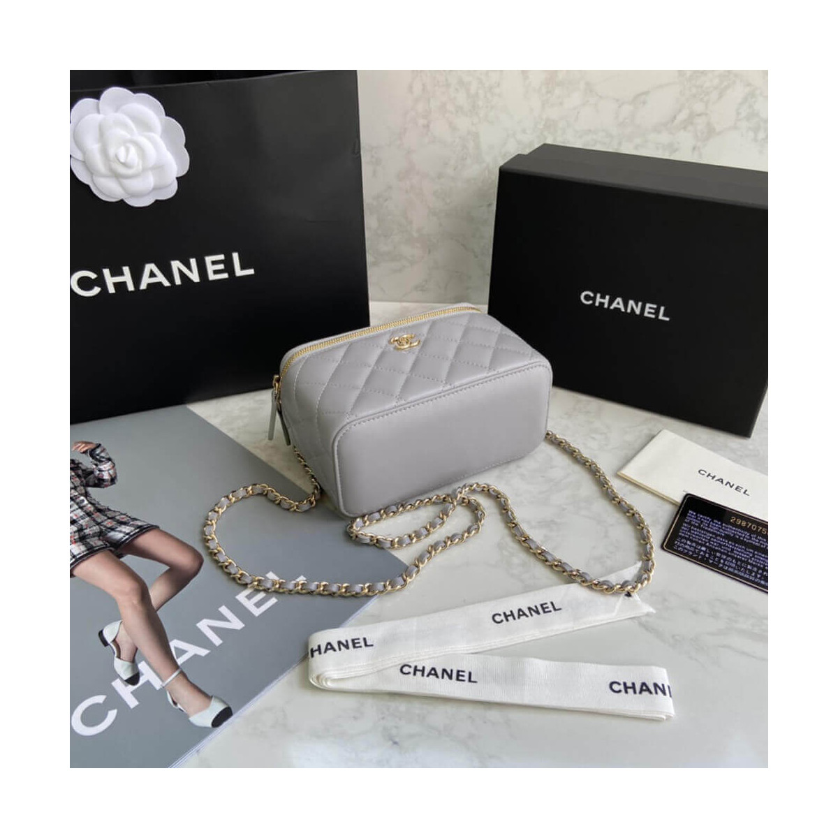 Chanel Mini Vanity Case With Chain AP1472