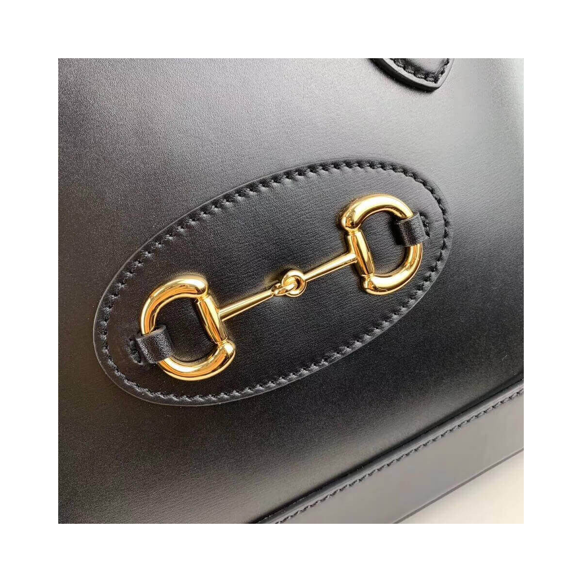 Gucci 1955 Horsebit Leather Small Top Handle Bag 621220