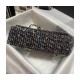 Chanel Classic Flap Bag in Navy Blue &amp; Multicolor Glittered Tweed 1112