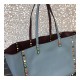 Valentino Garavani Medium Double Rockstud Reversible Tote Bag 0067G Blue/Burgundy