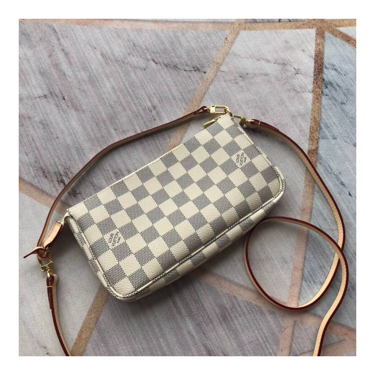 Louis Vuitton Damier Azur Canvas Pochette Accessoires N41207/N51986