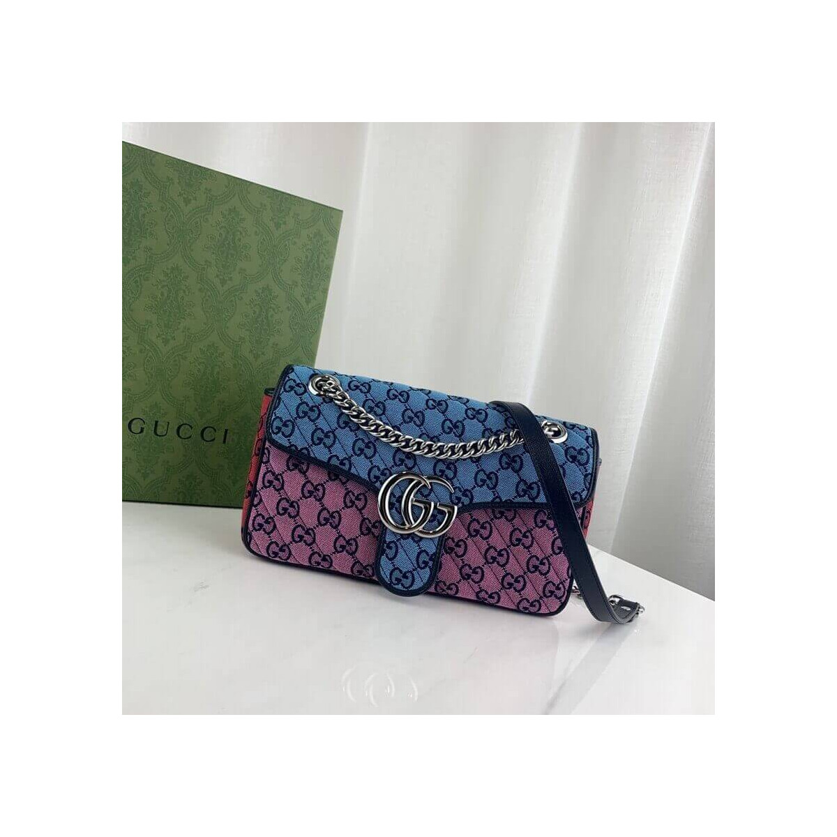 Gucci GG Marmont Multicolour Small Shoulder Bag 443497