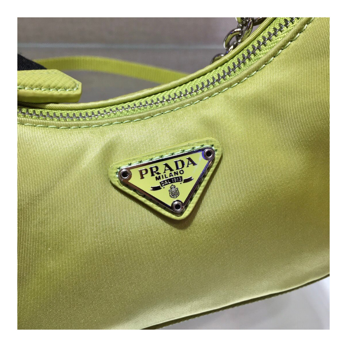 Prada Mini Nylon Hobo Bag 15cm 1BC204