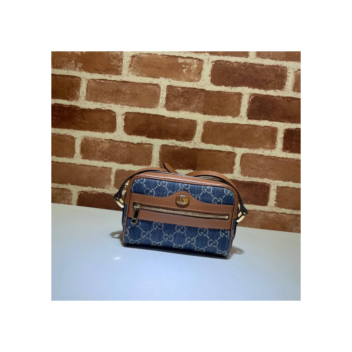 Gucci Denim Ophidia GG Mini Bag 517350