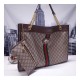 Gucci Exclusive Rajah GG Tote 537219 Coffee