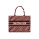 Christian Dior Small Book Tote Embossed Velvet M1296