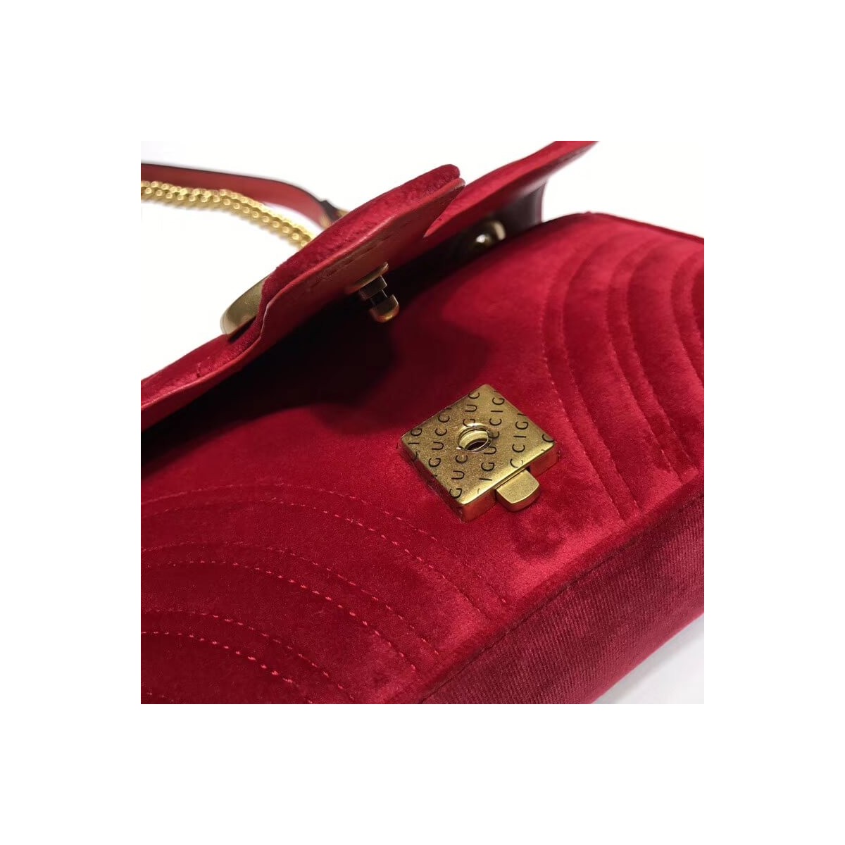 Gucci GG Marmont Velvet Shoulder Bag 446744